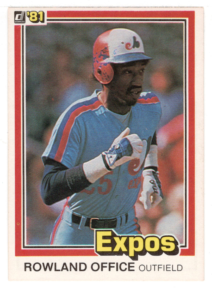 Rowland Office - Montreal Expos (MLB Baseball Card) 1981 Donruss # 213 NM/MT