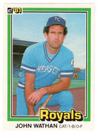 John Wathan - Kansas City Royals (MLB Baseball Card) 1981 Donruss # 221 NM/MT