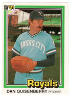 Dan Quisenberry - Kansas City Royals (MLB Baseball Card) 1981 Donruss # 222 NM/MT