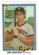 Jim Lentine RC - Detroit Tigers (MLB Baseball Card) 1981 Donruss # 250 NM/MT