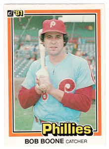 Bob Boone - Philadelphia Phillies (MLB Baseball Card) 1981 Donruss # 262 NM/MT