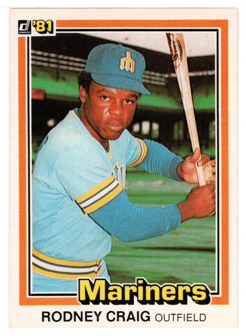 Rodney Craig - Seattle Mariners (MLB Baseball Card) 1981 Donruss # 288 NM/MT