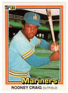Rodney Craig - Seattle Mariners (MLB Baseball Card) 1981 Donruss # 288 NM/MT