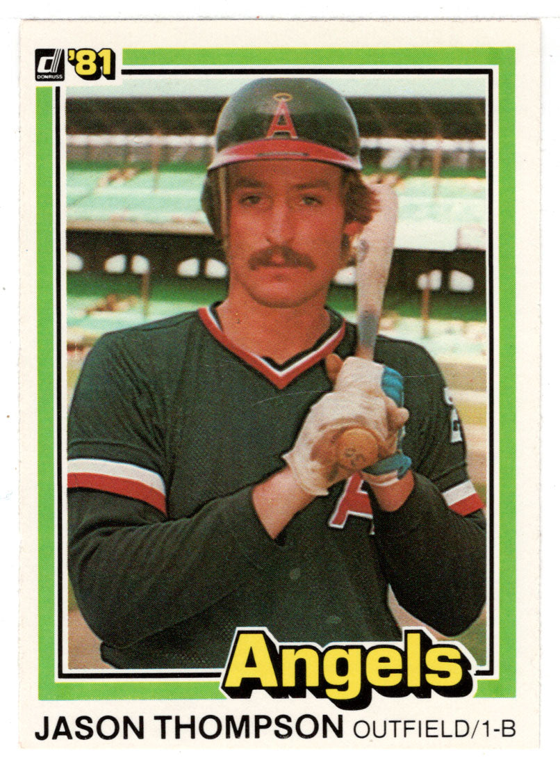 Jason Thompson - California Angels (MLB Baseball Card) 1981 Donruss # 293 NM/MT