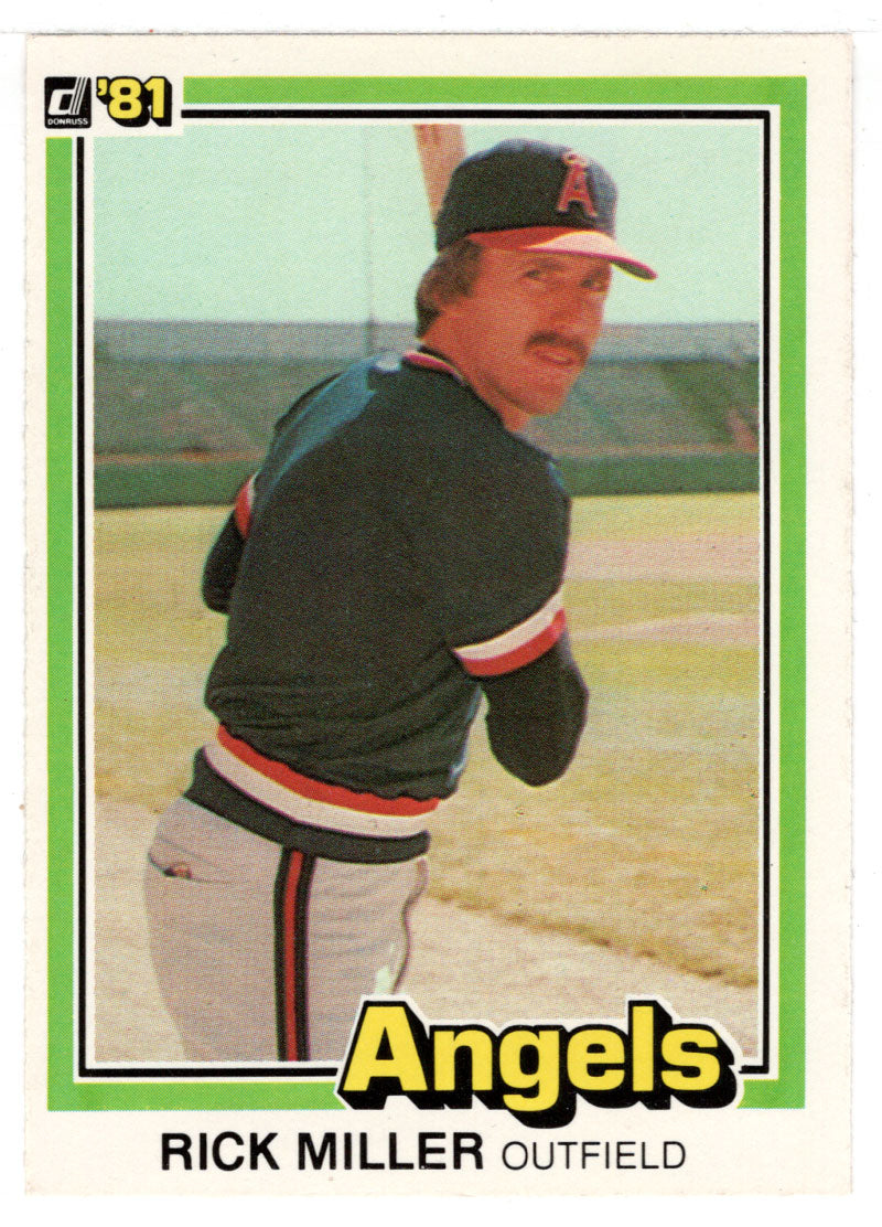 Rick Miller - California Angels (MLB Baseball Card) 1981 Donruss # 294 NM/MT
