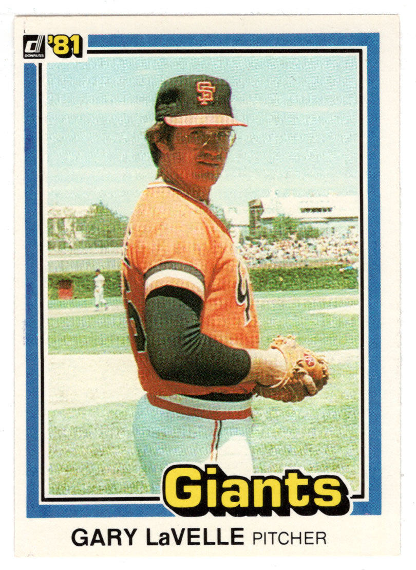 Gary Lavelle - San Francisco Giants (MLB Baseball Card) 1981 Donruss # 314 NM/MT