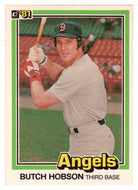 Butch Hobson - Boston Red Sox (MLB Baseball Card) 1981 Donruss # 542 NM/MT