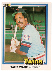 Gary Ward - Minnesota Twins (MLB Baseball Card) 1981 Donruss # 594 NM/MT