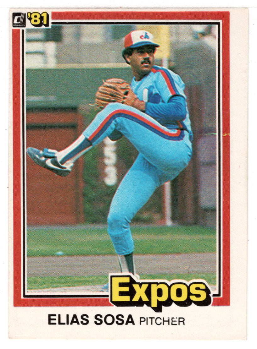 Elias Sosa - Montreal Expos (MLB Baseball Card) 1981 Donruss # 599 NM/MT