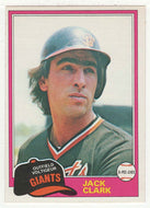 Jack Clark - San Francisco Giants (MLB Baseball Card) 1981 O-Pee-Chee # 30 NM