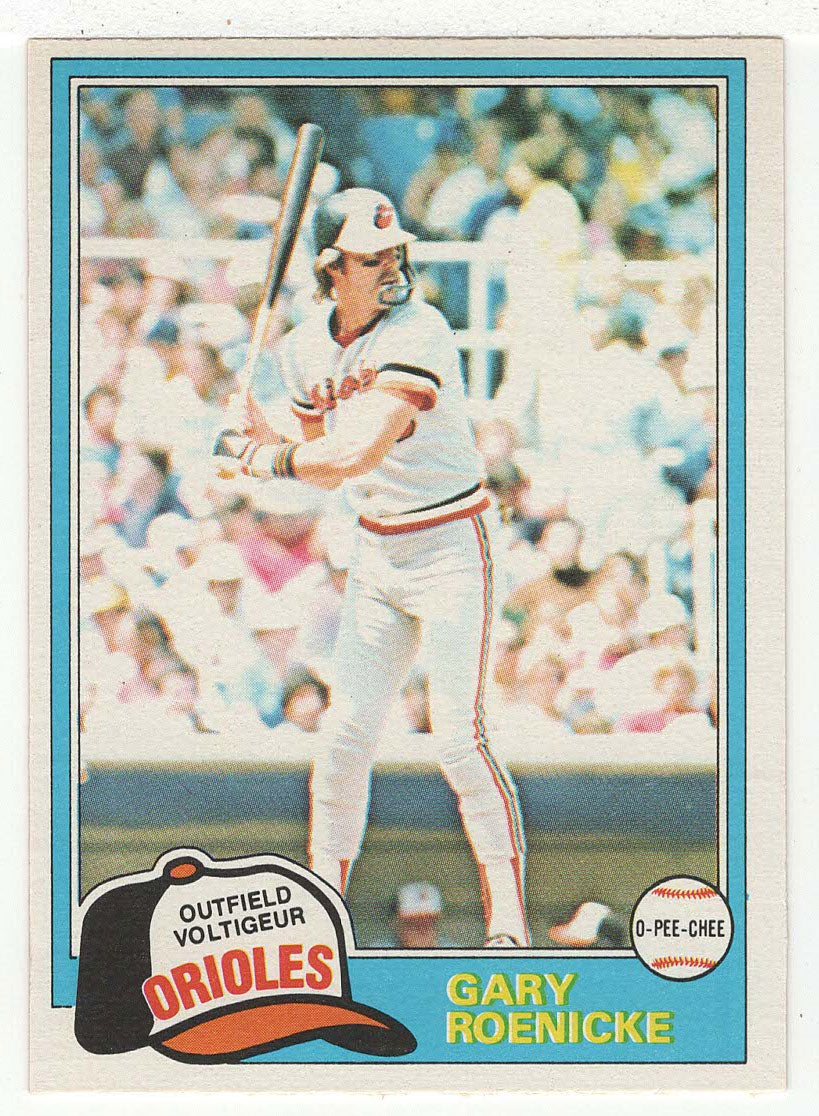 Gary Roenicke - Baltimore Orioles (MLB Baseball Card) 1981 O-Pee-Chee # 37 NM