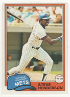 Steve Henderson - New York Mets (MLB Baseball Card) 1981 O-Pee-Chee # 44 NM