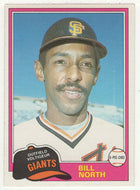 Bill North - San Francisco Giants (MLB Baseball Card) 1981 O-Pee-Chee # 47 NM