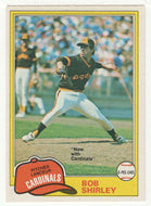 Bob Shirley - St. Louis Cardinals (MLB Baseball Card) 1981 O-Pee-Chee # 49 NM