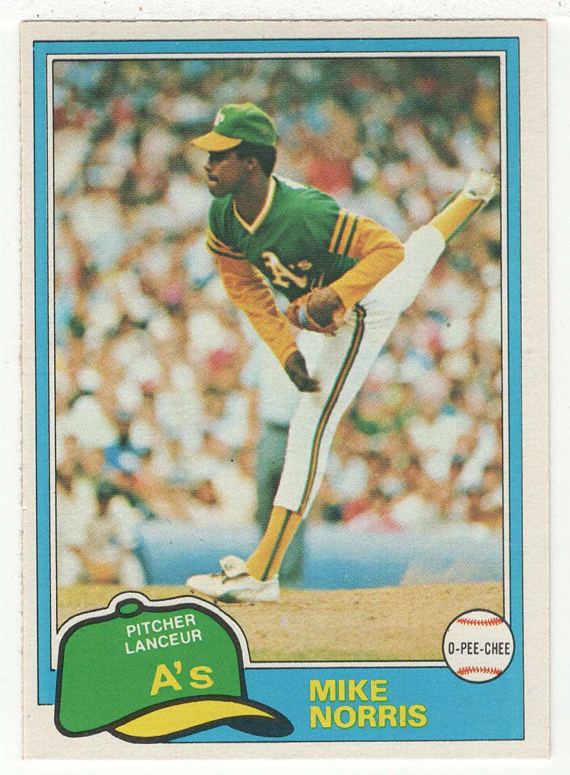Mike Norris - Oakland Athletics (MLB Baseball Card) 1981 O-Pee-Chee # 55 NM