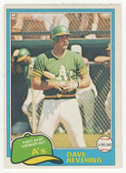 Dave Revering - Oakland Athletics (MLB Baseball Card) 1981 O-Pee-Chee # 57 NM