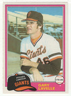 Gary Lavelle - San Francisco Giants (MLB Baseball Card) 1981 O-Pee-Chee # 62 NM