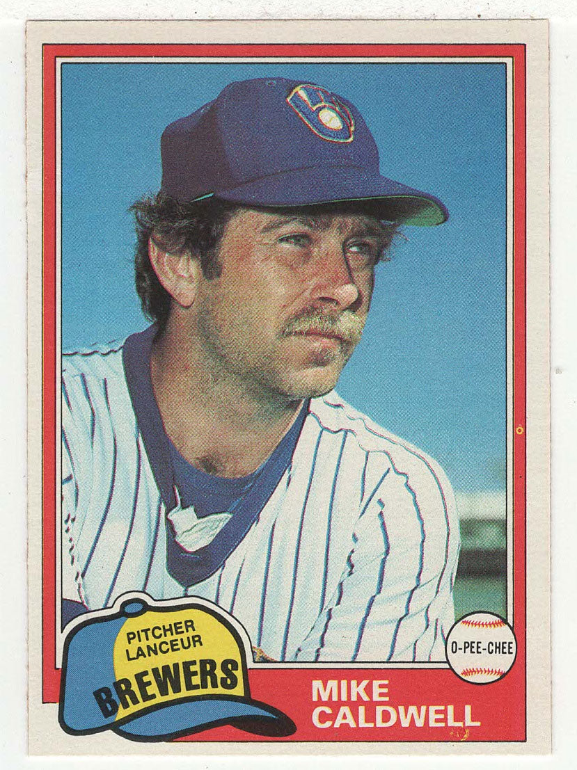 Mike Caldwell - Milwaukee Brewers (MLB Baseball Card) 1981 O-Pee-Chee # 85 NM