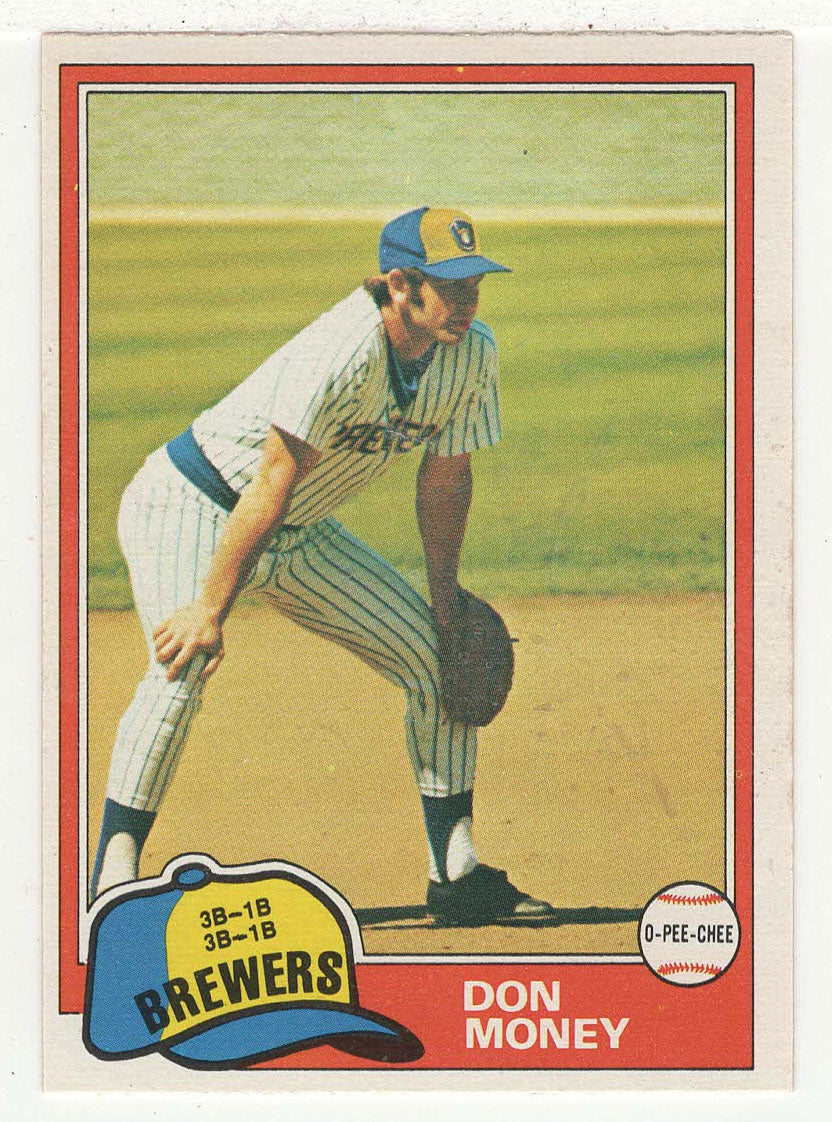 Don Money - Milwaukee Brewers (MLB Baseball Card) 1981 O-Pee-Chee # 106 NM
