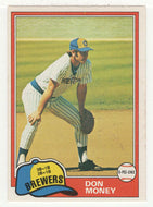 Don Money - Milwaukee Brewers (MLB Baseball Card) 1981 O-Pee-Chee # 106 NM
