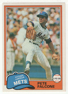 Pete Falcone - New York Mets (MLB Baseball Card) 1981 O-Pee-Chee # 117 NM