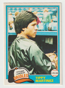 Tippy Martinez - Baltimore Orioles (MLB Baseball Card) 1981 O-Pee-Chee # 119 NM