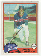 Andre Thornton - Cleveland Indians (MLB Baseball Card) 1981 O-Pee-Chee # 128 NM