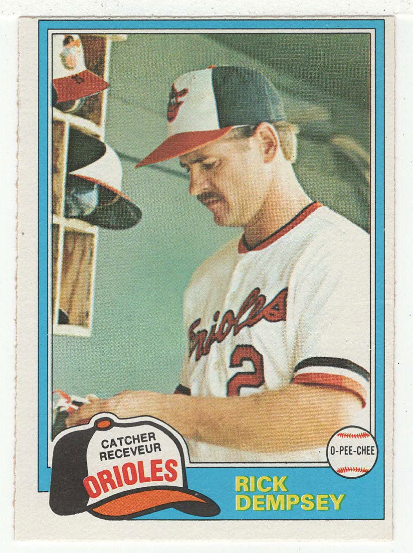 Rick Dempsey - Baltimore Orioles (MLB Baseball Card) 1981 O-Pee-Chee # 132 NM