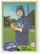 Rich Dotson - Chicago White Sox (MLB Baseball Card) 1981 O-Pee-Chee # 138 NM