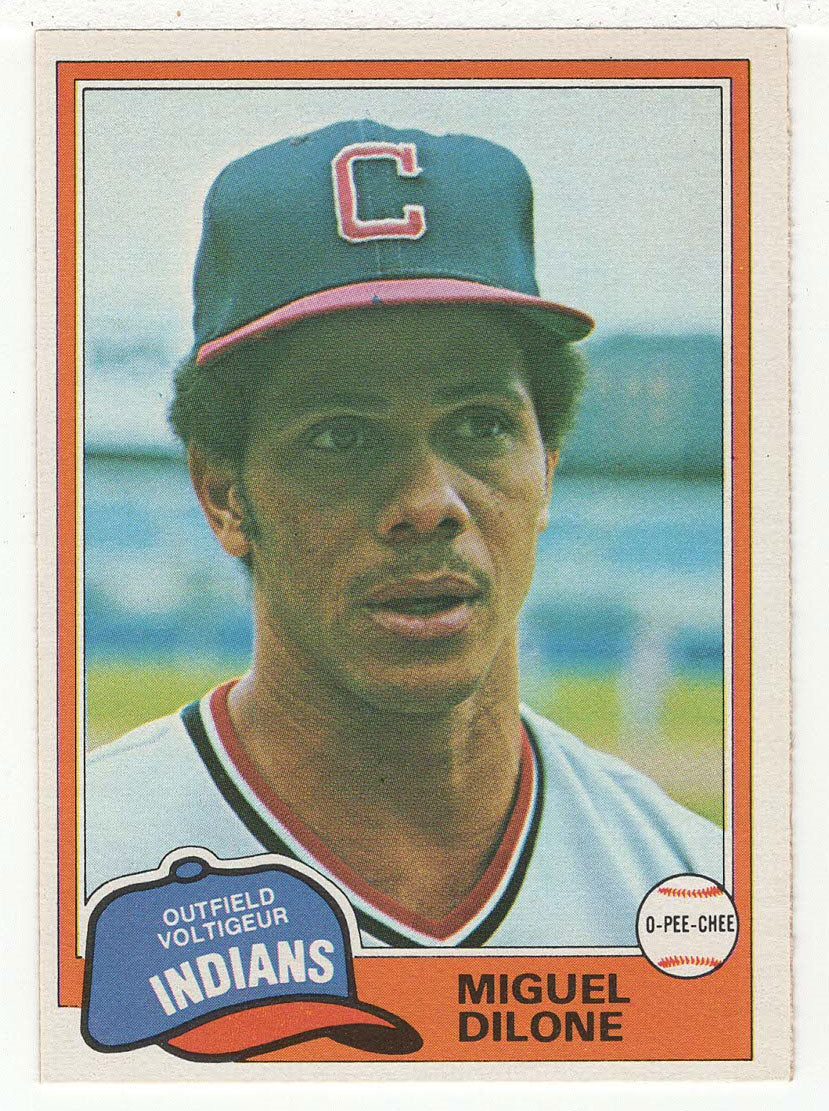 Miguel Dilone - Cleveland Indians (MLB Baseball Card) 1981 O-Pee-Chee # 141 NM