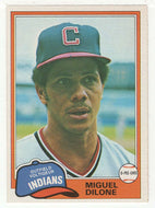 Miguel Dilone - Cleveland Indians (MLB Baseball Card) 1981 O-Pee-Chee # 141 NM
