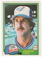 Jackson Todd - Toronto Blue Jays (MLB Baseball Card) 1981 O-Pee-Chee # 142 NM
