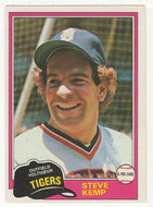 Steve Kemp - Detroit Tigers (MLB Baseball Card) 1981 O-Pee-Chee # 152 NM