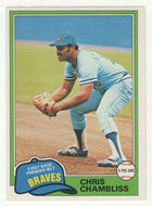 Chris Chambliss - Atlanta Braves (MLB Baseball Card) 1981 O-Pee-Chee # 155 NM