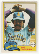 Rob Dressler - Seattle Mariners (MLB Baseball Card) 1981 O-Pee-Chee # 163 NM