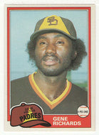 Gene Richards - San Diego Padres (MLB Baseball Card) 1981 O-Pee-Chee # 171 NM