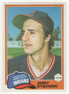 Jerry Dybzinski - Cleveland Indians (MLB Baseball Card) 1981 O-Pee-Chee # 198 NM