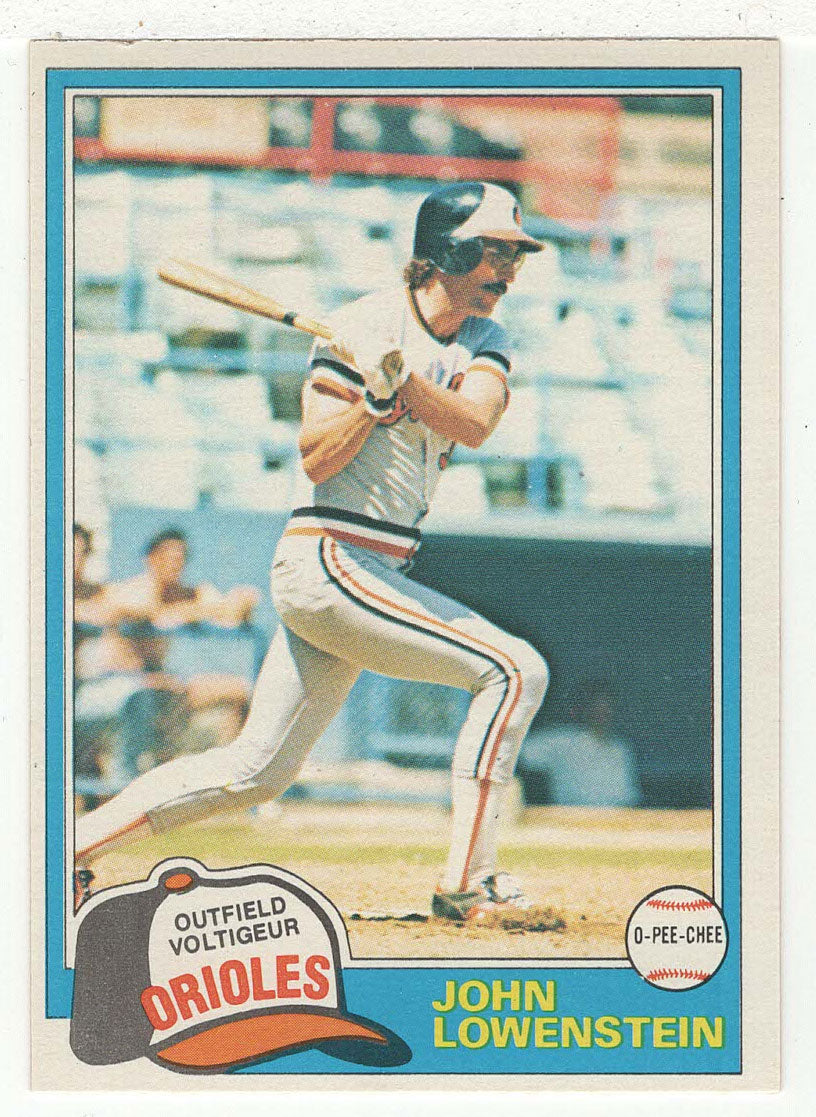 John Lowenstein - Baltimore Orioles (MLB Baseball Card) 1981 O-Pee-Chee # 199 NM