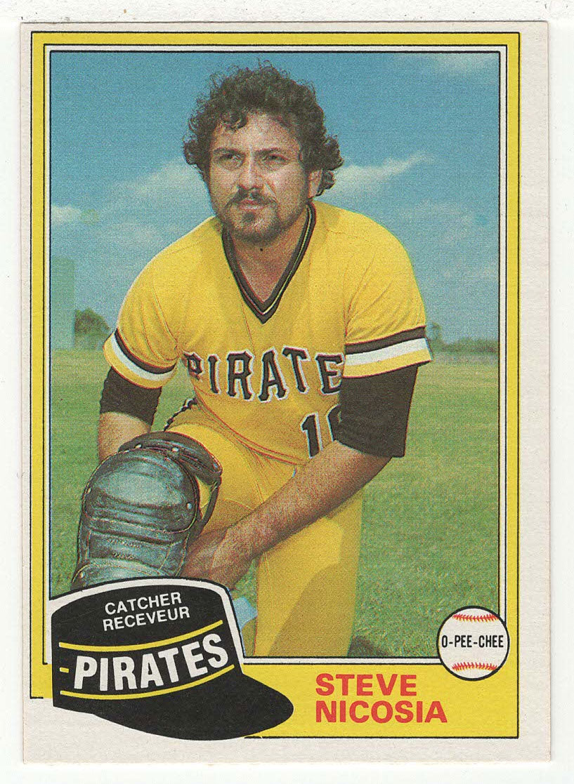 Steve Nicosia - Pittsburgh Pirates (MLB Baseball Card) 1981 O-Pee-Chee # 212 NM
