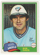 Bob Davis - California Angels (MLB Baseball Card) 1981 O-Pee-Chee # 221 NM