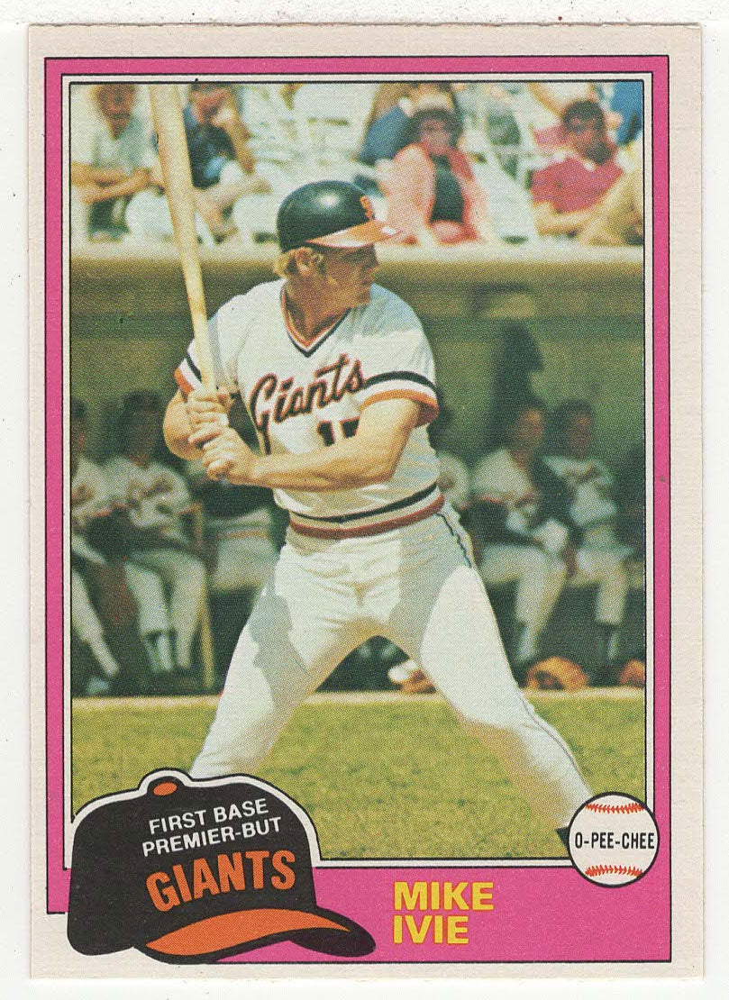 Mike Ivie - San Francisco Giants (MLB Baseball Card) 1981 O-Pee-Chee # 236 NM