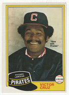Victor Cruz - Pittsburgh Pirates (MLB Baseball Card) 1981 O-Pee-Chee # 252 NM