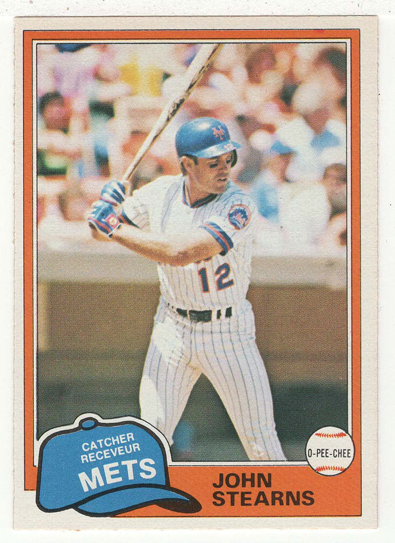 John Stearns - New York Mets (MLB Baseball Card) 1981 O-Pee-Chee # 255 NM