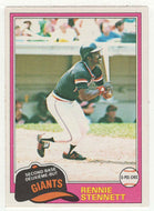 Rennie Stennett - San Francisco Giants (MLB Baseball Card) 1981 O-Pee-Chee # 257 NM