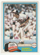 Sammy Stewart - Baltimore Orioles (MLB Baseball Card) 1981 O-Pee-Chee # 262 NM