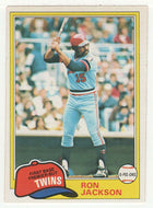 Ron Jackson - Minnesota Twins (MLB Baseball Card) 1981 O-Pee-Chee # 271 NM