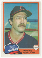 Wayne Garland - Cleveland Indians (MLB Baseball Card) 1981 O-Pee-Chee # 272 NM
