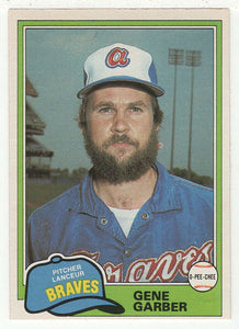 Gene Garber - Atlanta Braves (MLB Baseball Card) 1981 O-Pee-Chee # 307 NM