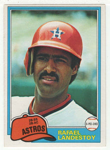 Rafael Landestoy - Houston Astros (MLB Baseball Card) 1981 O-Pee-Chee # 326 NM