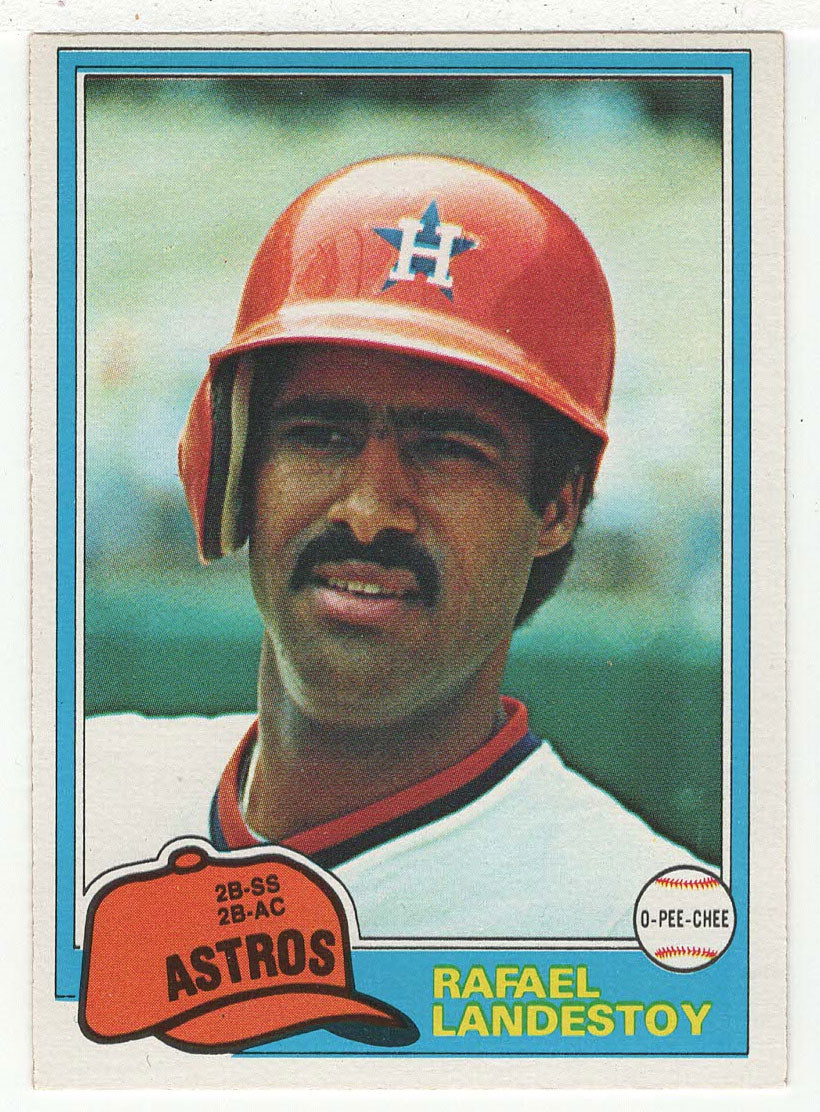 Rafael Landestoy - Houston Astros (MLB Baseball Card) 1981 O-Pee-Chee # 326 NM